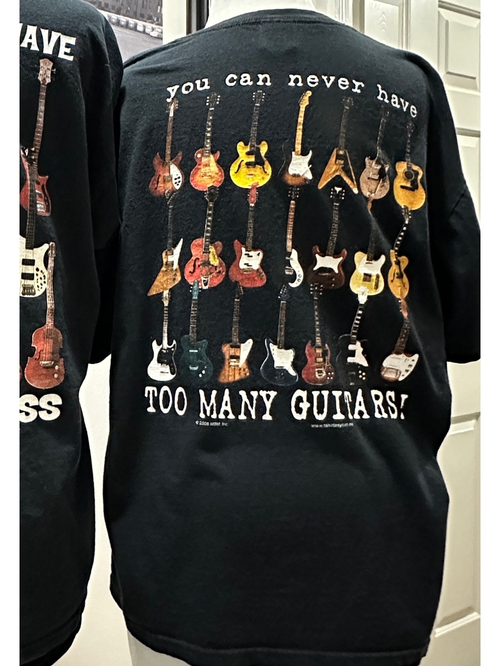 Vintage Graphic Tee - “Guitars"🎸 quote